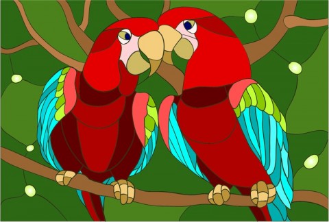 Two Parrots - the president and the Pirate