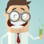 Scientist conducts magical experiment for Halloween