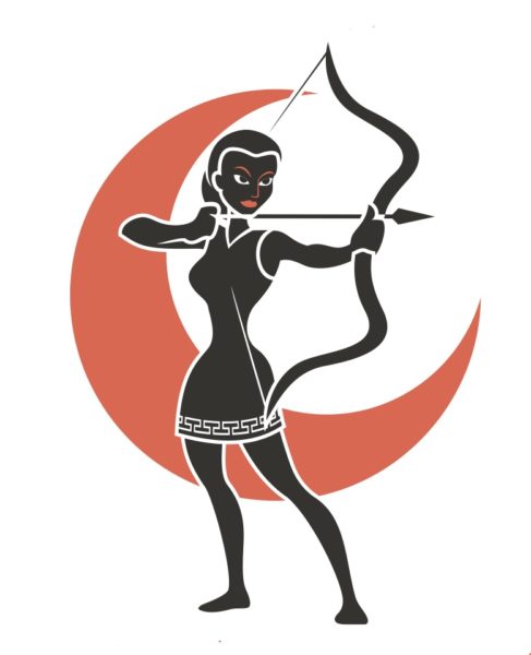 Artemis, the Greek goddess of hunting, also known as Diana.