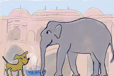 The Dog and the Elephant - Storynory