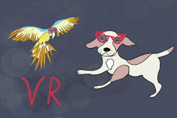 Astropup in the Virtual Reality World