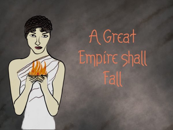 Pythia - Delphic Oracle - predicts A Great Empire will Fall to Croesus