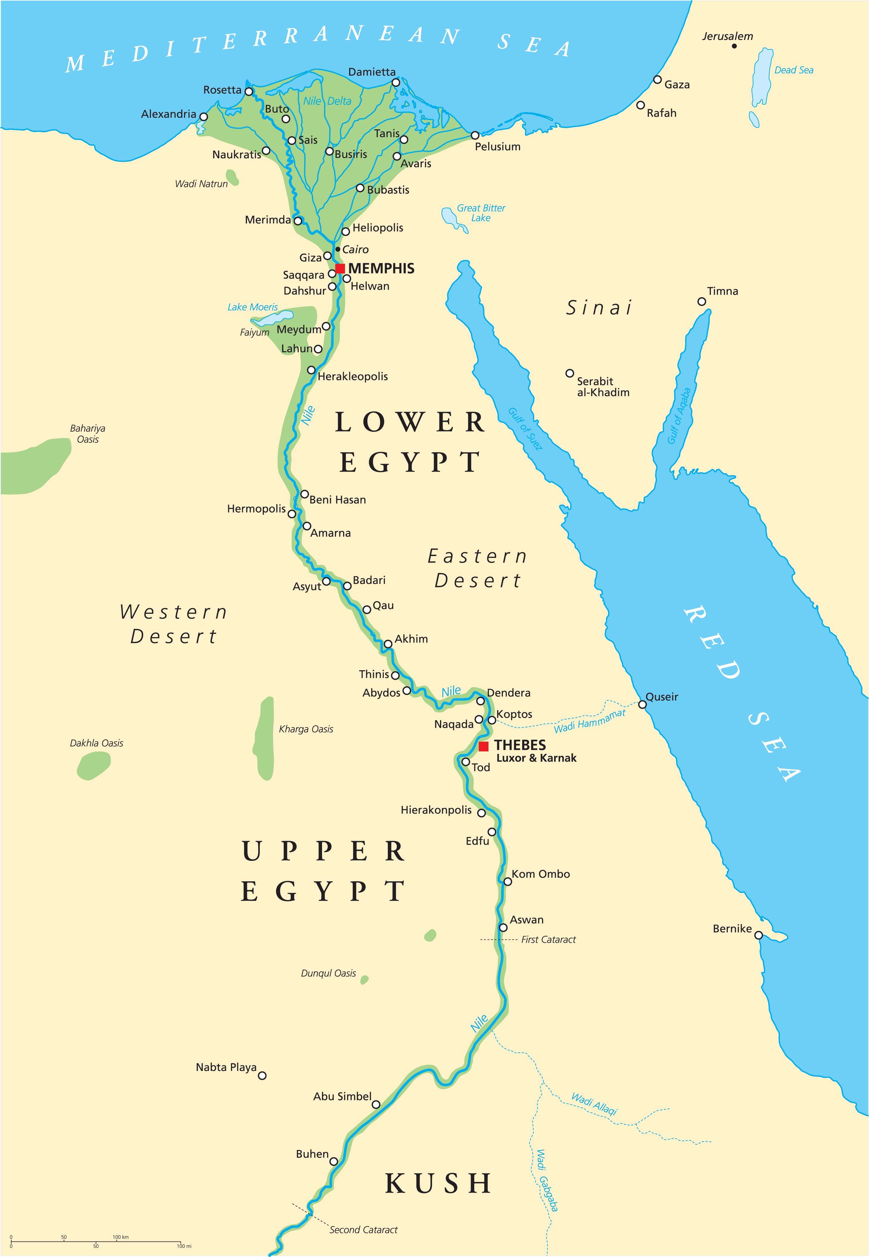 map of ancient egypt and the nile        <h3 class=