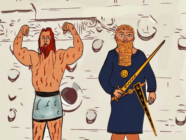 Gilgamesh and Enkidu by Bertie of Storynory