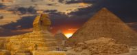 Sphinx and Pyramids of Gaza, Egypt