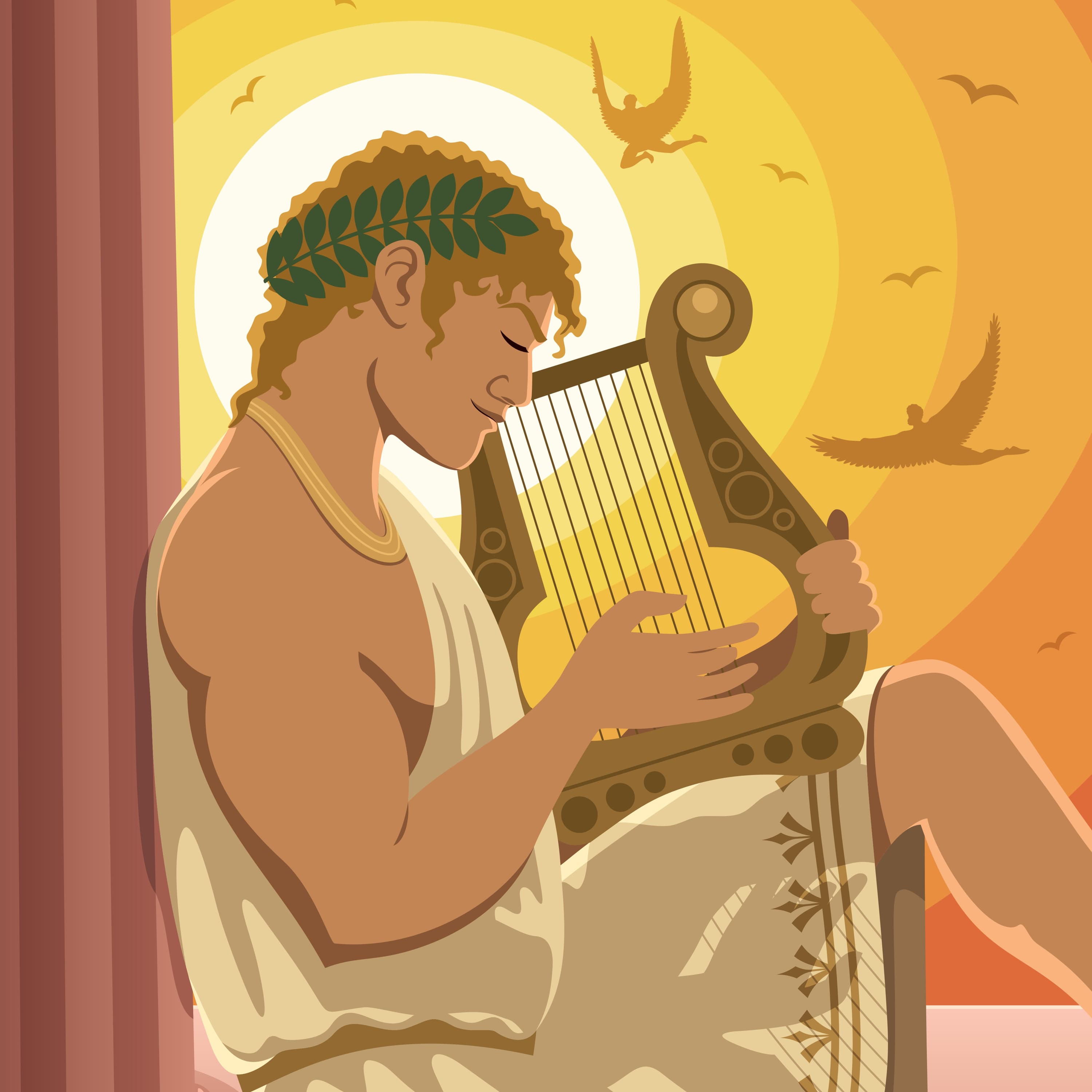 Apollo Greek God Of Music Symbol