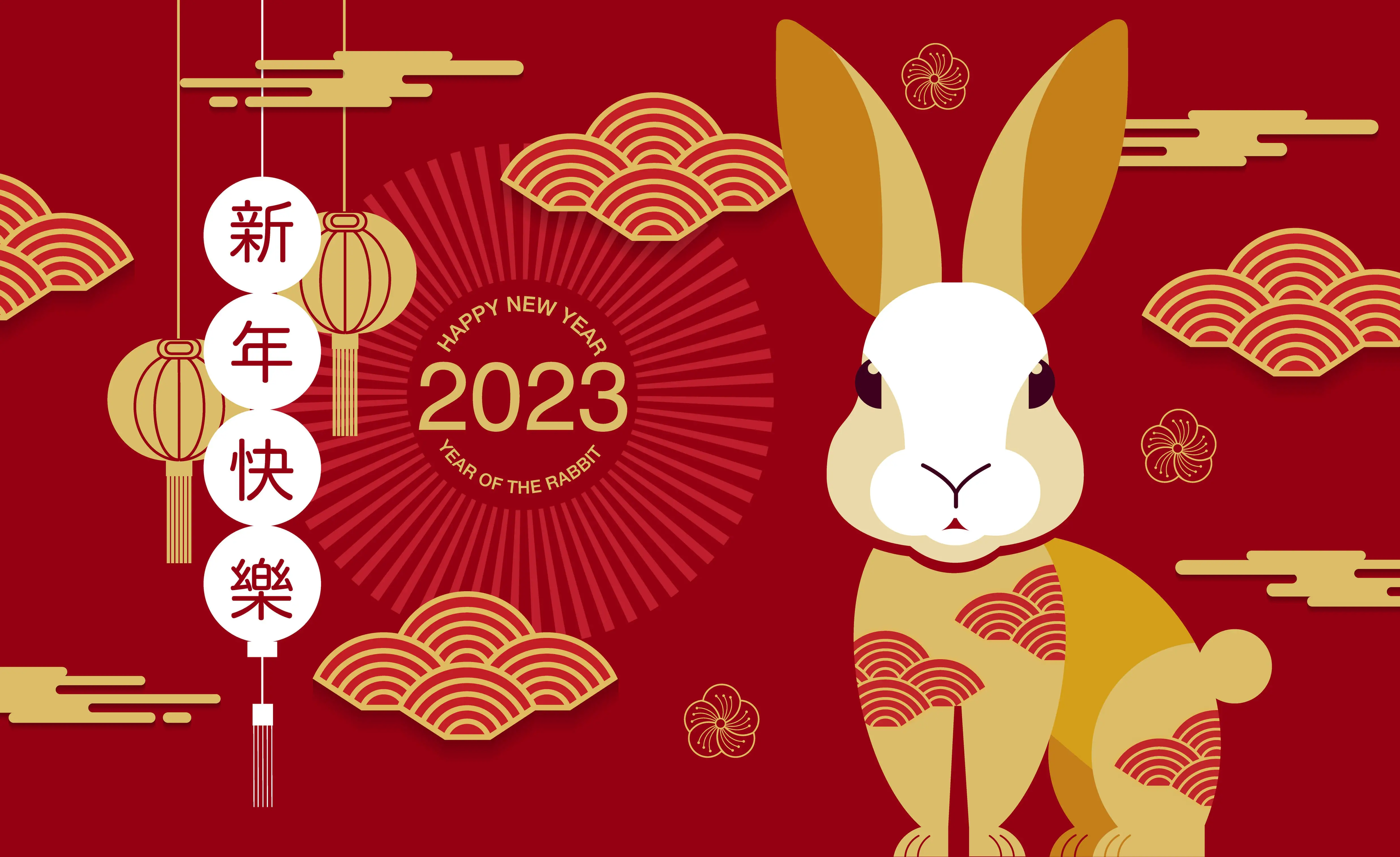 Lunar NEW YEAR 2023 Hopping Year Rabbit Cartus EN, 59% OFF