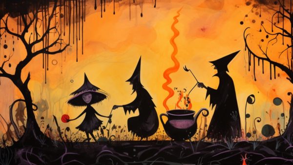 Halloween witches