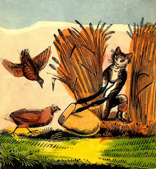 Puss in Boots goes hunting