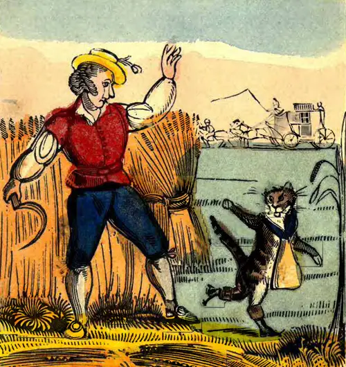 puss in boots in field